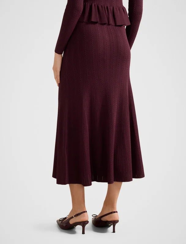 forever new  Kn7540-Plum Women's Shrug for Women | Best Price UAE